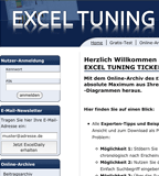 Website des Excel Tuning Ticker