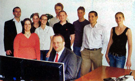 Mitarbeiterfoto der Internetagentur aus dem Jahr 2007