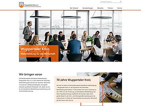 Übersicht Homepage Wuppertaler Kreis