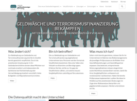TYPO3-Website zum neuen Geldwäschegesetz