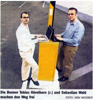 Geschäftsführer Sebastian Wahl und Tobias Hövelborn