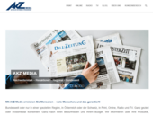 Screenshot Startseite AKZ Media